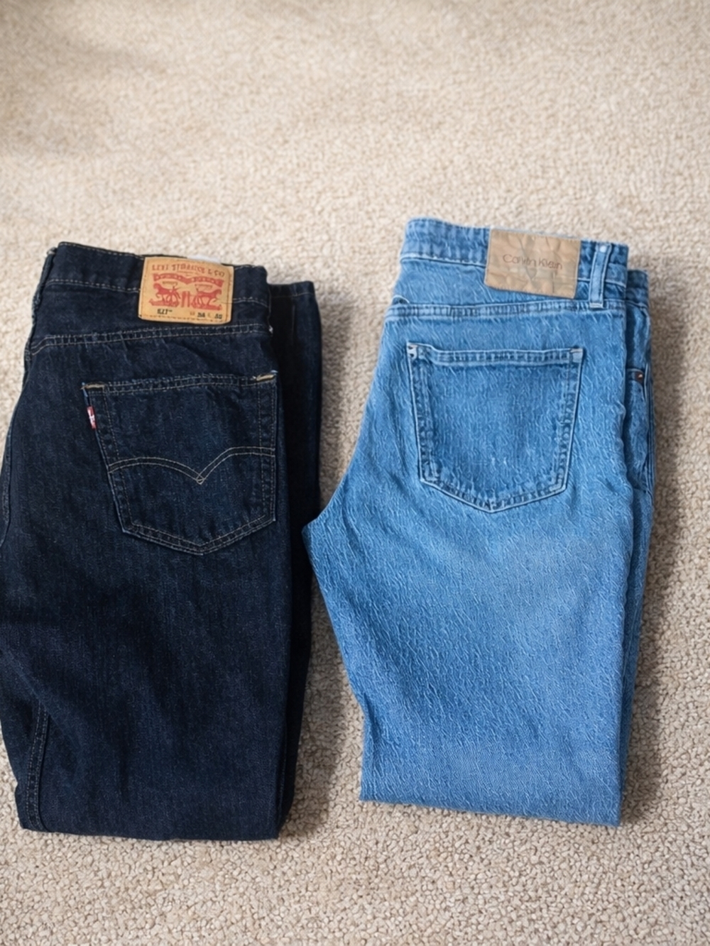 Levi's Men’s Straight Jeans - Dark Indigo